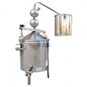 91 LITERS STAINLESS STEEL DISTILLATOR