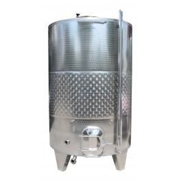 STANDARD 1.500 STAINLESS STEEL TANKS WITH INCLINED FLAT BOTTOM 5% FOOD-PROOF FINISH