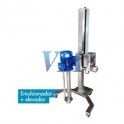EMULSIONADOR VERTICAL DE ALTO CIZALLAMIENTO CON VARIADOR ELECTRICO DE FRECUENCIA INOX 304