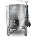DEPOSITO S/LLENO ECO F. CONICO CON CAMISA INOX 304 3000L CON BOCA INFERIOR