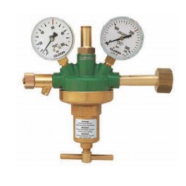GAS REGULATOR WITH SECONDARY BASE FLOW INDICATOR