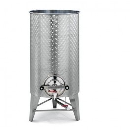 1.000 LITER INOX TANK CONICAL FUND WITH LOWER MOUTH