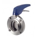 DN 25, INTERMEDIATE POSITONS BUTTERFLY VALVE FOR WELDING