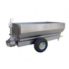 REMOLQUE INOX 3 METROS CÚBICOS AUTODESCARGA CON SINFÍN