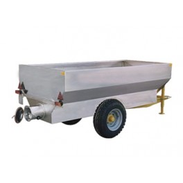 INOX TRAILER 3 CUBIC METERS EXIT 240 MM SELF-SERVICE