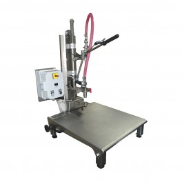 BAG-IN-BOX SEMIAUTOMATIC V12 FILLER WITH SUPPORT SURFACE
