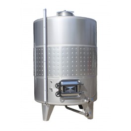 DIPÒSIT DE VINIFICACIÓ SENSE SÒLIDS (SENSE PELLS) 5.000 LITRES FONS CÒNIC AMB CAMISA