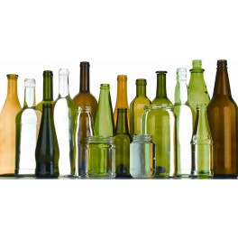 PET GLASS AND PLASTIC BOTTLES AND JARS