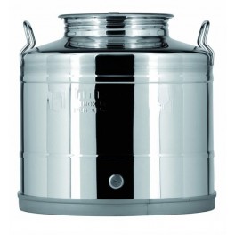 10 LITERS INOX DRUM WELDED BOTTOM
