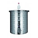 FERMENTEUR INOXYDABLE FOND PLAT 55 LITRES