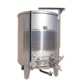 VINIFICATION DEPOSIT NO SOLIDS (SKINLESS) 2.000 LITER FC TANK WITH SHIRT ALWAYS FULL