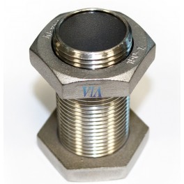 3/4" INOX 316 WALL CONNECTOR