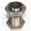 1-1/4" INOX 316 WALL CONNECTOR