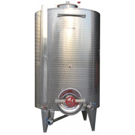 DIPÒSIT INOX ESTÀNDARD 1.500 LITRES FONS CÒNIC BOCA SUPERIOR