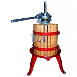 PRENSA MANUAL PARA UVA CAPACIDAD 100 KG JAULA MADERA