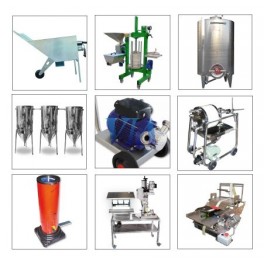 COMPLETE EQUIPMENT TO MAKE TRADITIONAL OLIVE OIL TOTAL ANNUAL 4.000 - 6.000 LITERS