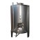 DIPÒSIT INOX 250 L TANCAT FONS CÒNIC PORTA SUPERIOR BOCA INFERIOR